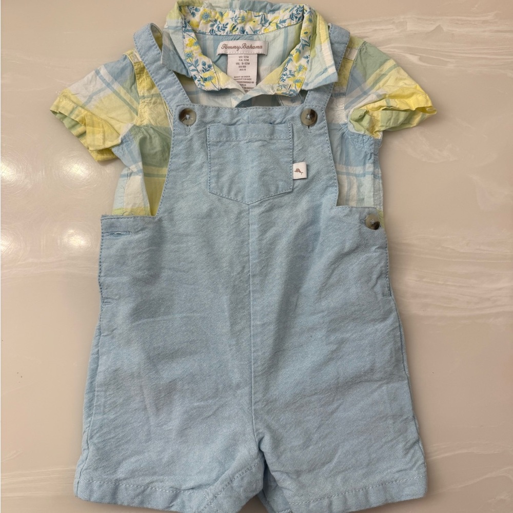 Baby shorts Overalls and snap button perfect Easter outfit